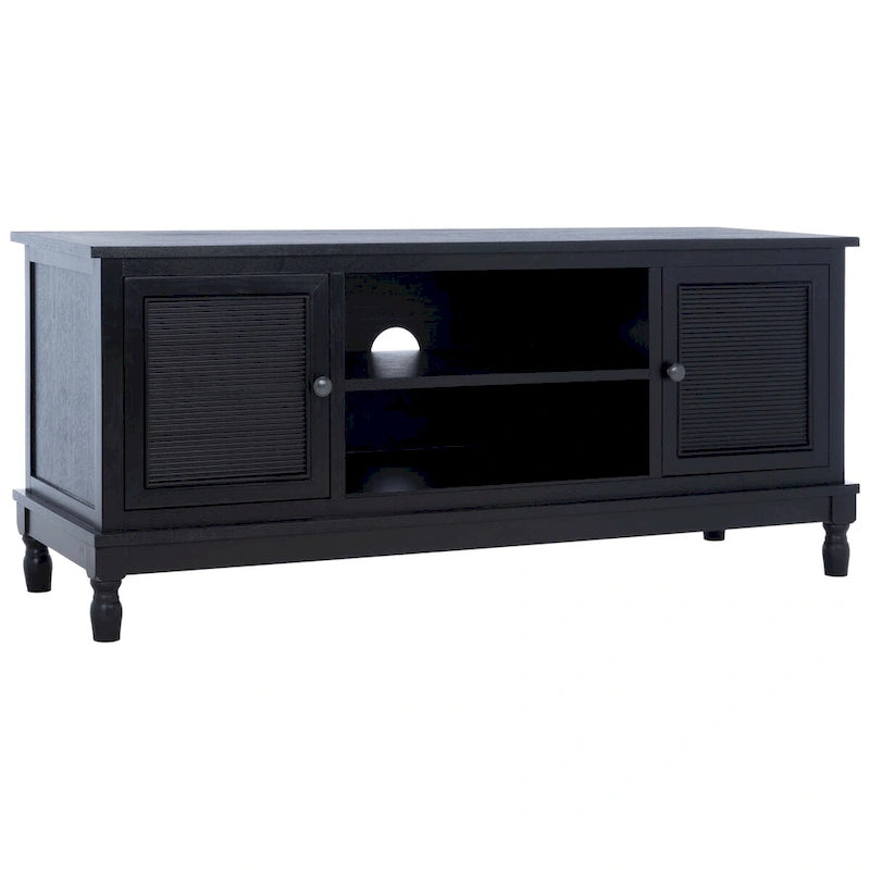 SAFAVIEH Ashlea 2 Door 1 Shelf Media Stand - 47 W x 16 D x 20 H - 47Wx16Dx20H