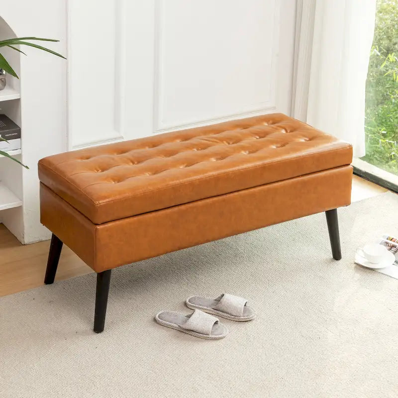 Storage Bench with Storage Bench for Bedroom End of Bed Bench Foot of Bed Bench Entryway Bench Storage Ottoman Bench