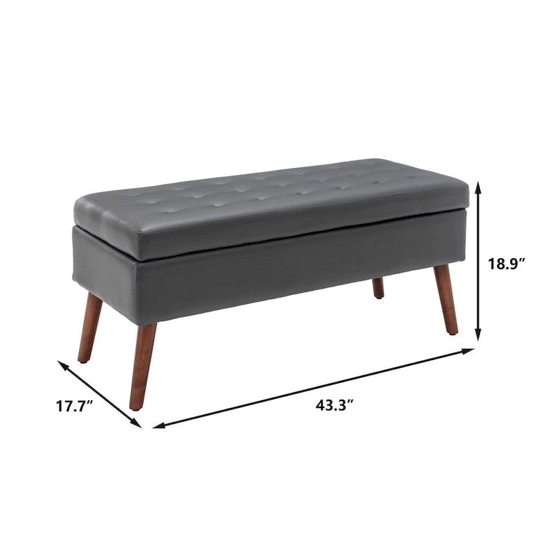 Storage Bench with Storage Bench for Bedroom End of Bed Bench Foot of Bed Bench Entryway Bench Storage Ottoman Bench