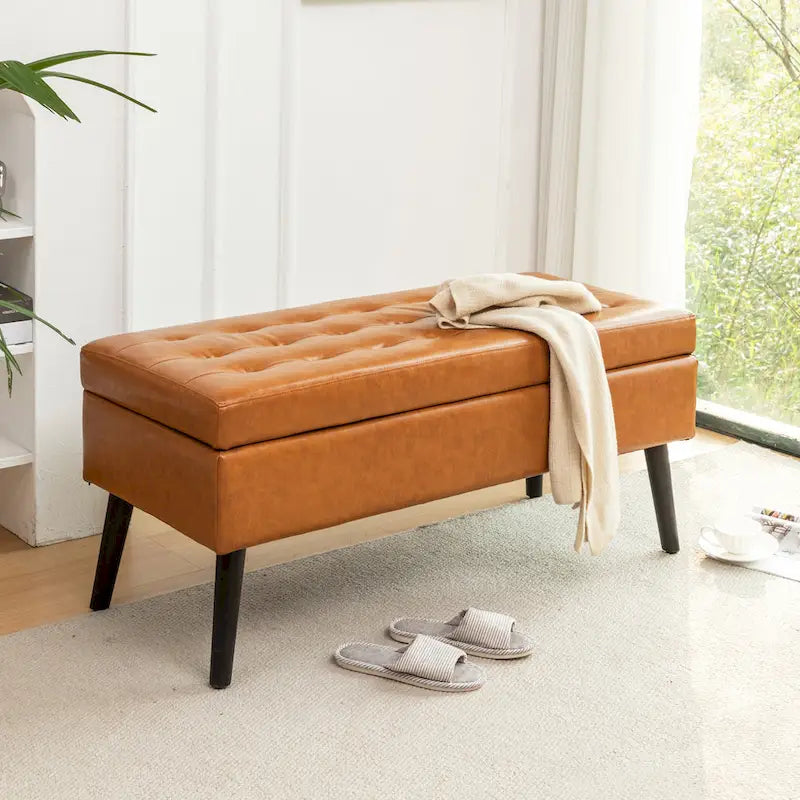 Storage Bench with Storage Bench for Bedroom End of Bed Bench Foot of Bed Bench Entryway Bench Storage Ottoman Bench