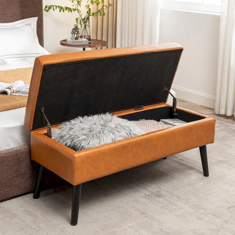 Storage Bench with Storage Bench for Bedroom End of Bed Bench Foot of Bed Bench Entryway Bench Storage Ottoman Bench