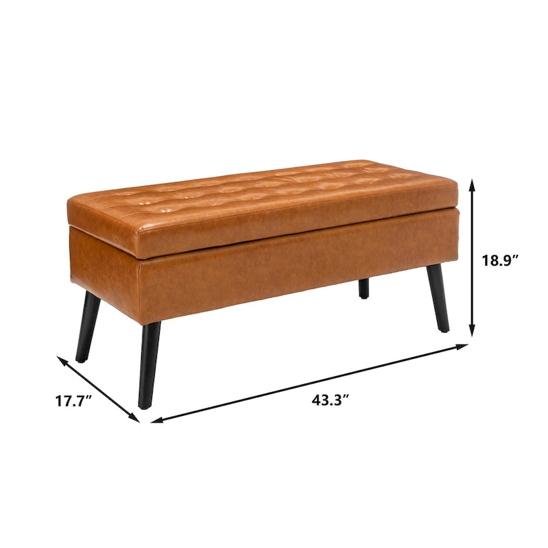 Storage Bench with Storage Bench for Bedroom End of Bed Bench Foot of Bed Bench Entryway Bench Storage Ottoman Bench
