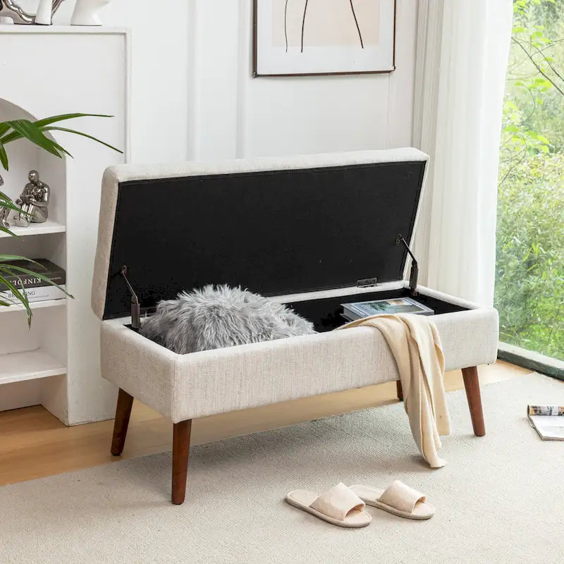Storage Bench with Storage Bench for Bedroom End of Bed Bench Foot of Bed Bench Entryway Bench Storage Ottoman Bench