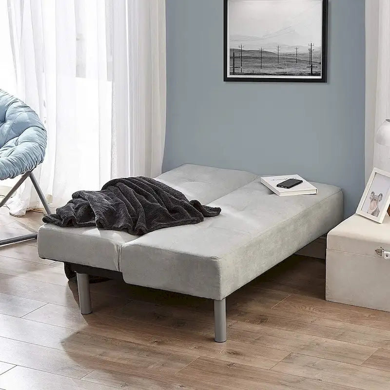 College Mini-Futon - Glacier Gray by DormCo