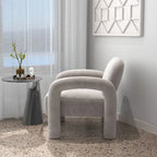 SEYNAR Mid-Century Modern Velvet Upholstered Accent Chair for Living Room