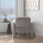 SEYNAR Mid-Century Modern Velvet Upholstered Accent Chair for Living Room