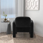 SEYNAR Mid-Century Modern Velvet Upholstered Accent Chair for Living Room