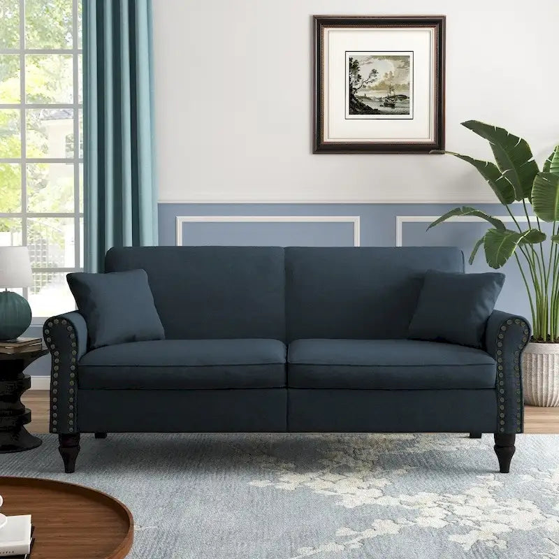 Modern 73 Couch Loveseat Upholstered Sofa