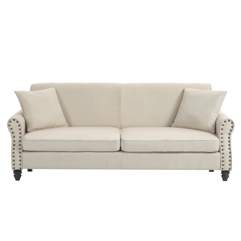 Modern 73 Couch Loveseat Upholstered Sofa