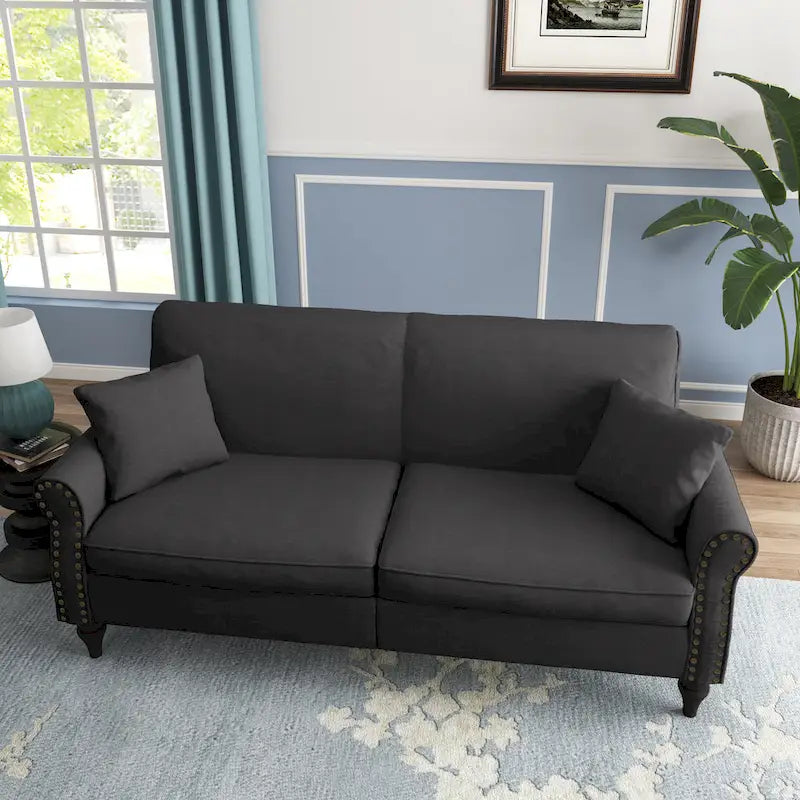 Modern 73 Couch Loveseat Upholstered Sofa