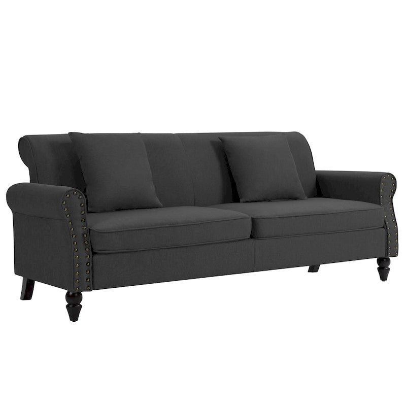 Modern 73 Couch Loveseat Upholstered Sofa