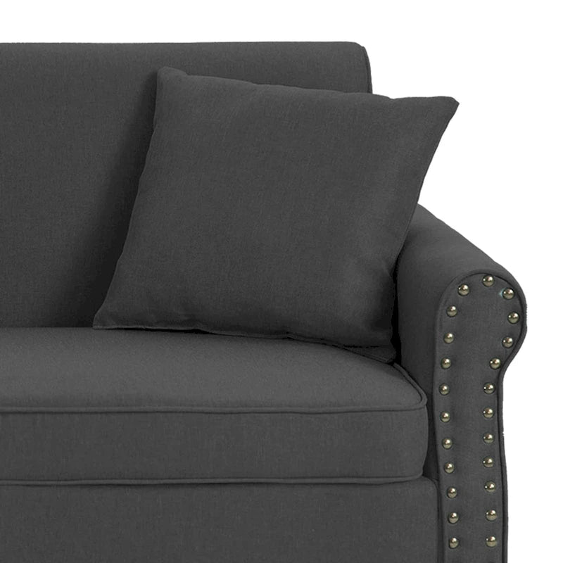 Modern 73 Couch Loveseat Upholstered Sofa