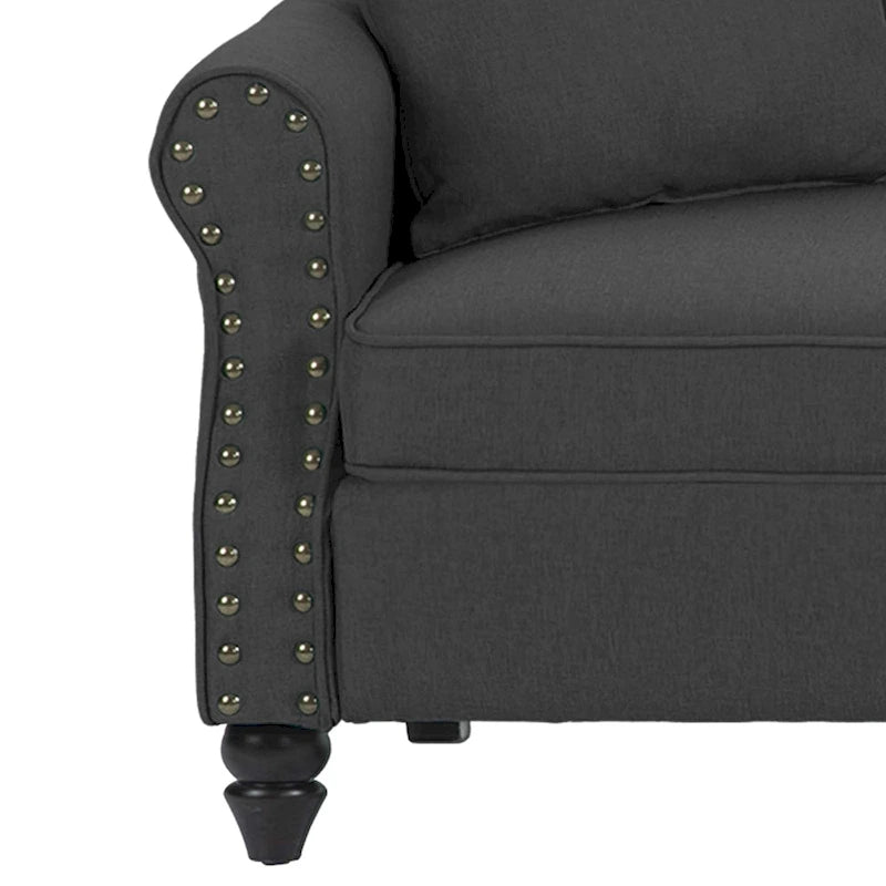 Modern 73 Couch Loveseat Upholstered Sofa