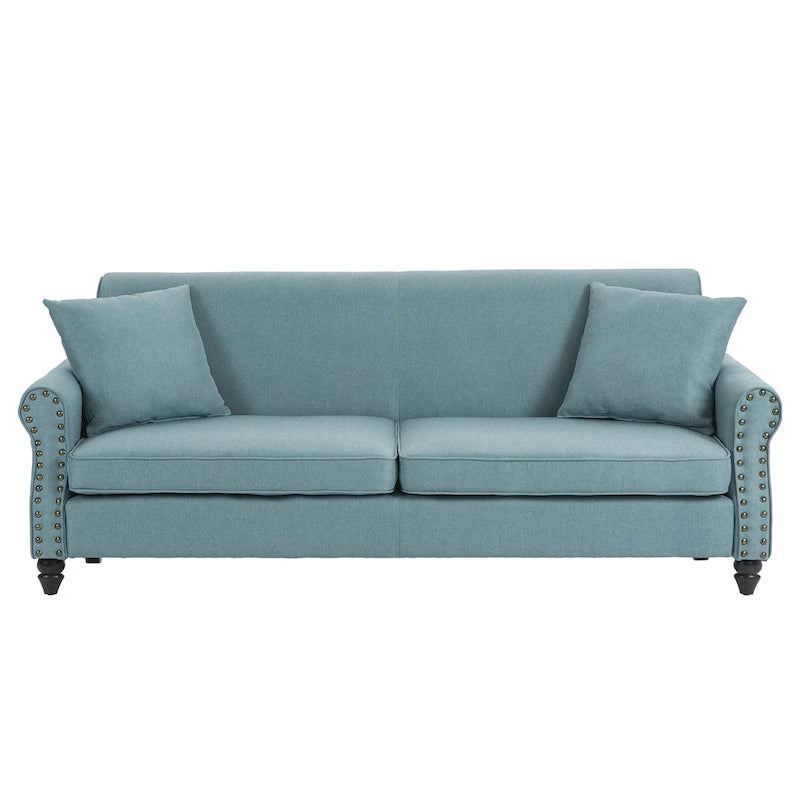 Modern 73 Couch Loveseat Upholstered Sofa