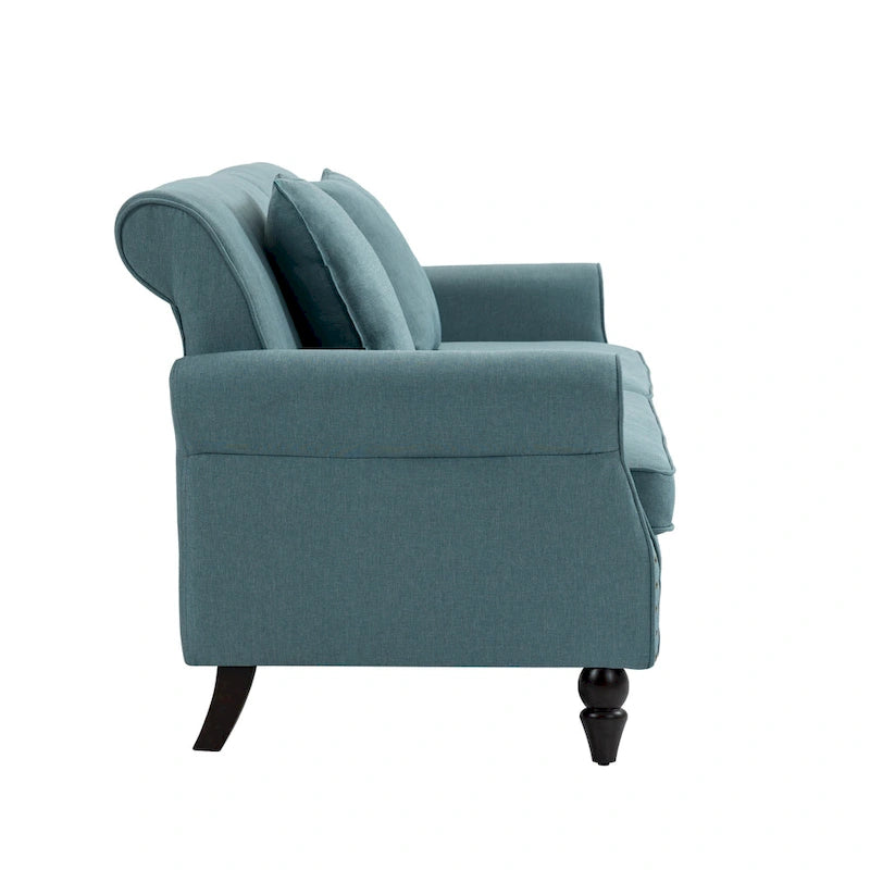 Modern 73 Couch Loveseat Upholstered Sofa