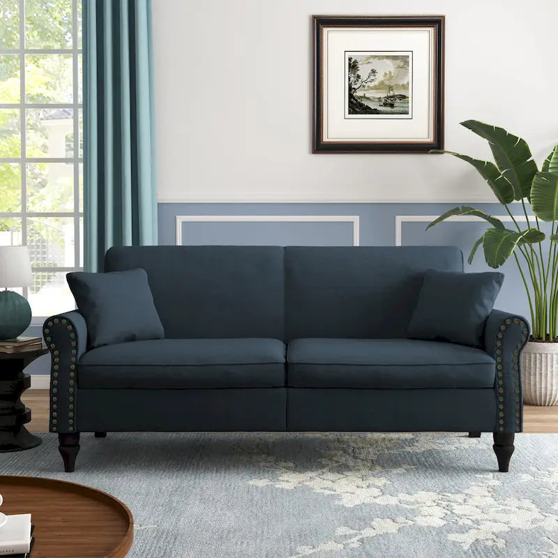 Modern 73 Couch Loveseat Upholstered Sofa