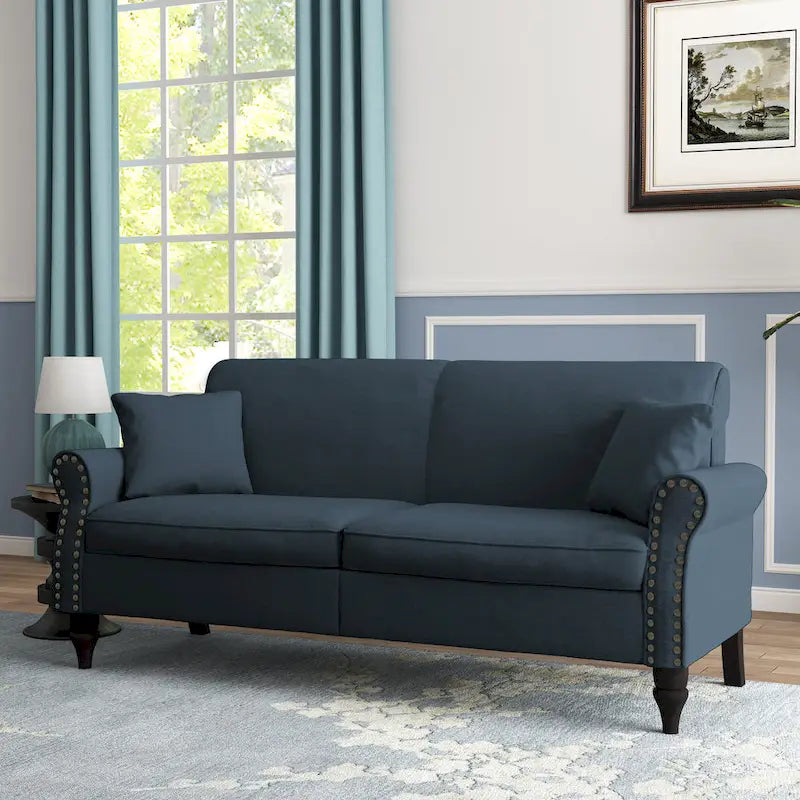 Modern 73 Couch Loveseat Upholstered Sofa