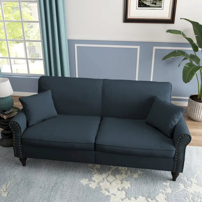Modern 73 Couch Loveseat Upholstered Sofa