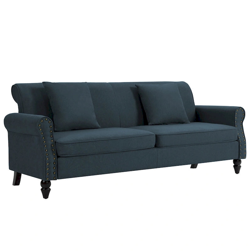 Modern 73 Couch Loveseat Upholstered Sofa