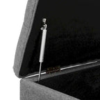 COZYMAN Tufted Storage Bench, Upholstered Ottoman with Storage - 50.8 W X 17.1 D X 18.3 H