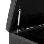 COZYMAN Tufted Storage Bench, Upholstered Ottoman with Storage - 50.8 W X 17.1 D X 18.3 H