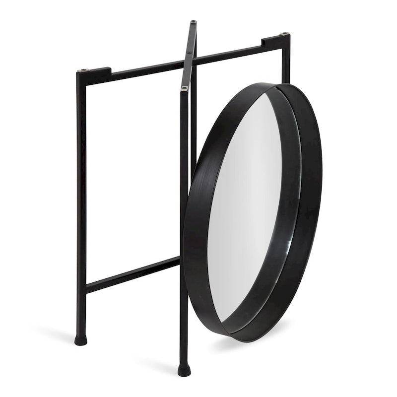 Kate and Laurel Celia Round Metal Side Table - 18.25x18.25x22