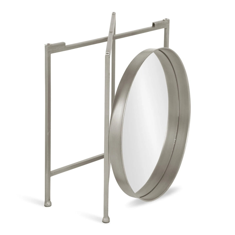 Kate and Laurel Celia Round Metal Side Table - 18.25x18.25x22