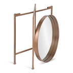 Kate and Laurel Celia Round Metal Side Table - 18.25x18.25x22