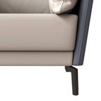 Luxify Modern Single-Seater Sofa in Upholstered PU Leather with Metal Legs for Living Room Accent Chair