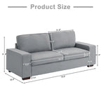 80 Sofa Couch Upholstered Loveseat for Living Room