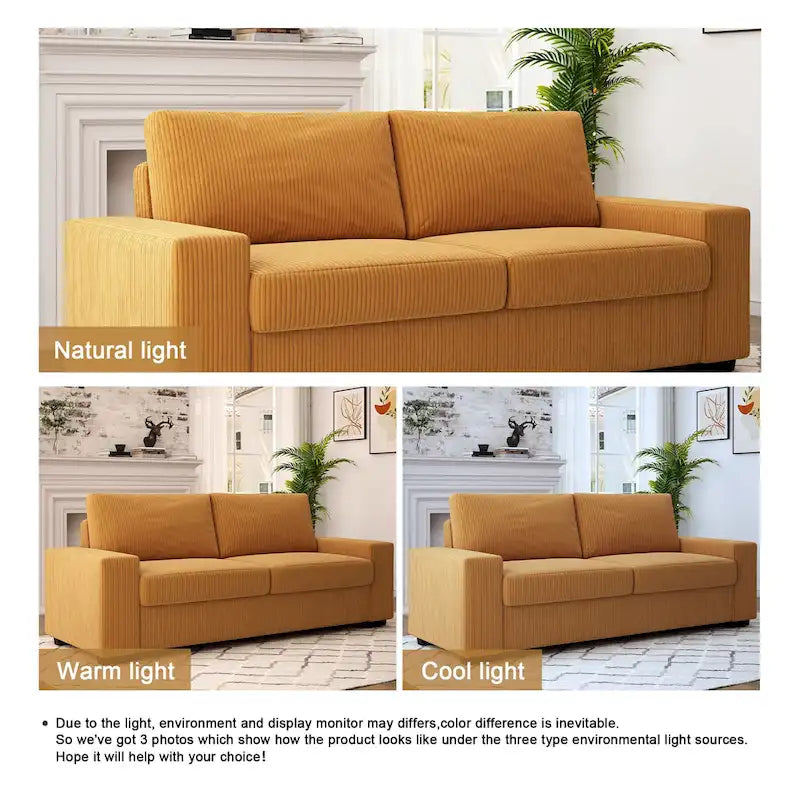 80 Sofa Couch Upholstered Loveseat for Living Room