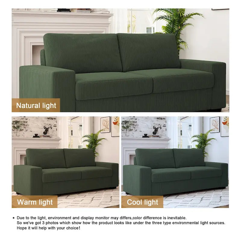 80 Sofa Couch Upholstered Loveseat for Living Room