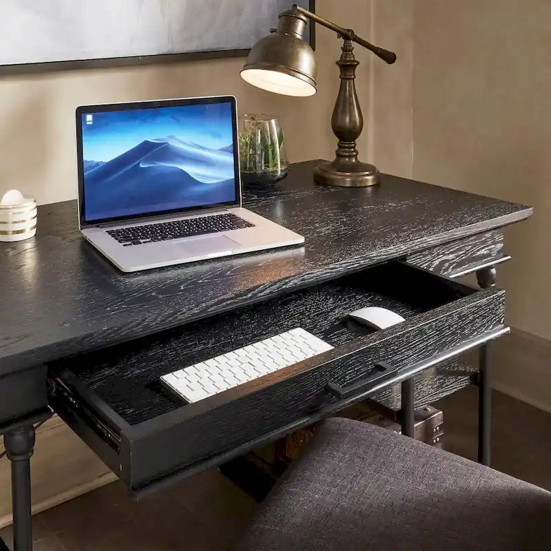 Barnstone Cornice 1-drawer Storage Writing Desk by iNSPIRE Q Artisan