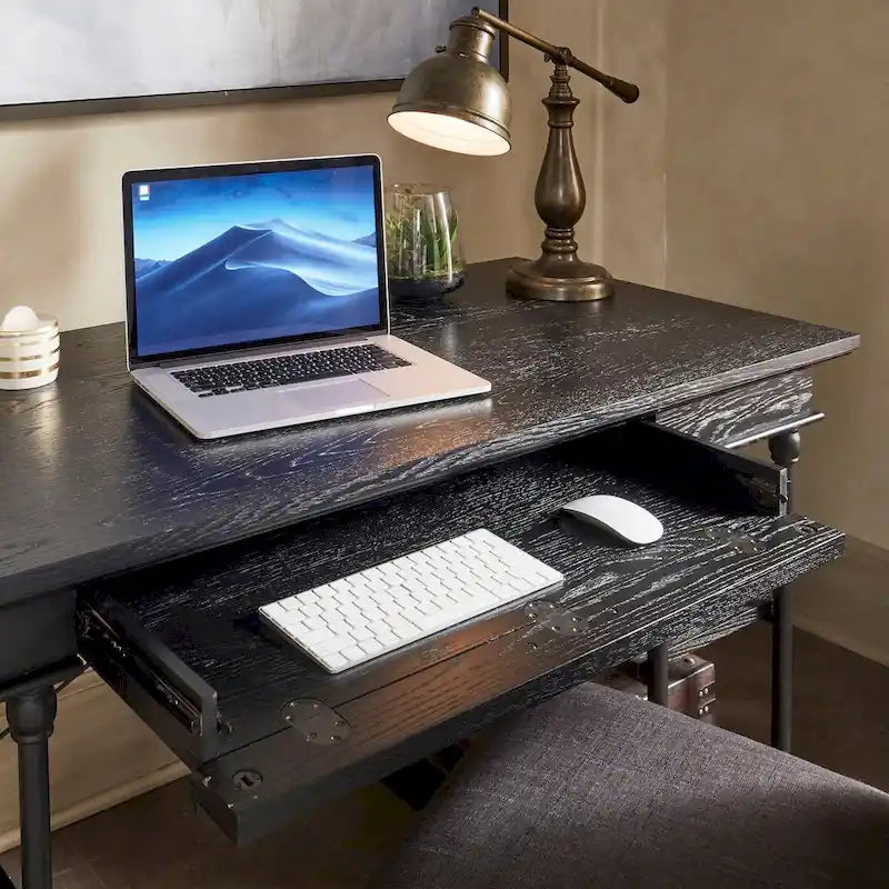 Barnstone Cornice 1-drawer Storage Writing Desk by iNSPIRE Q Artisan