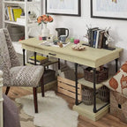 Barnstone Cornice 1-drawer Storage Writing Desk by iNSPIRE Q Artisan