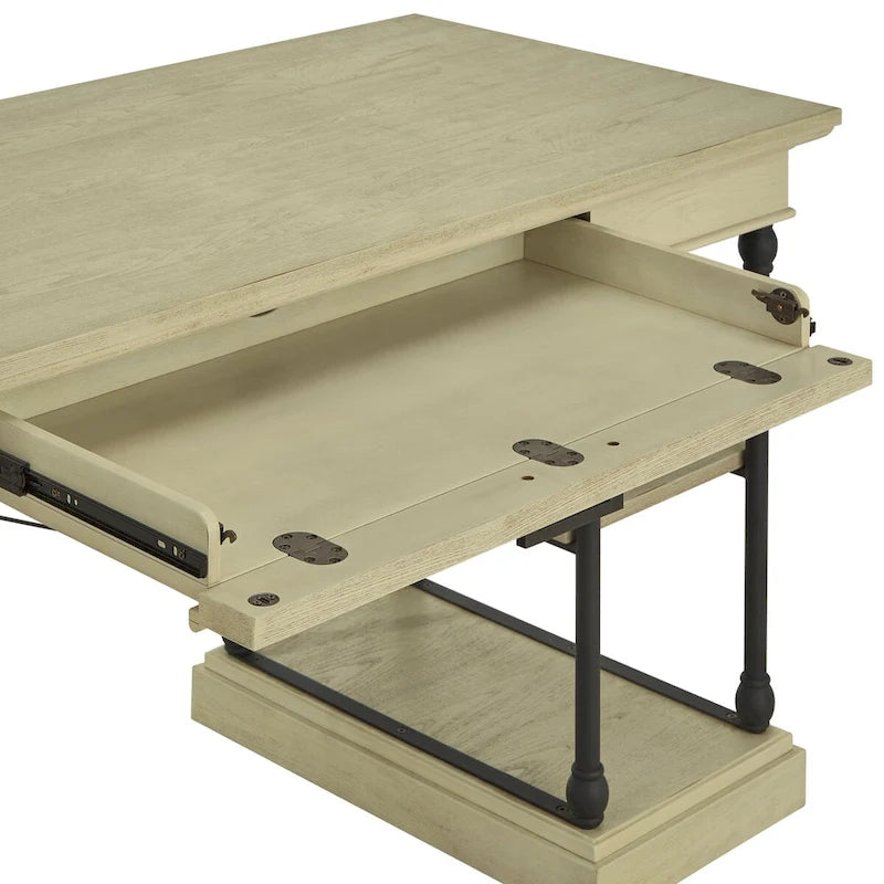 Barnstone Cornice 1-drawer Storage Writing Desk by iNSPIRE Q Artisan