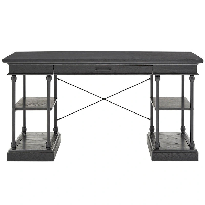 Barnstone Cornice 1-drawer Storage Writing Desk by iNSPIRE Q Artisan