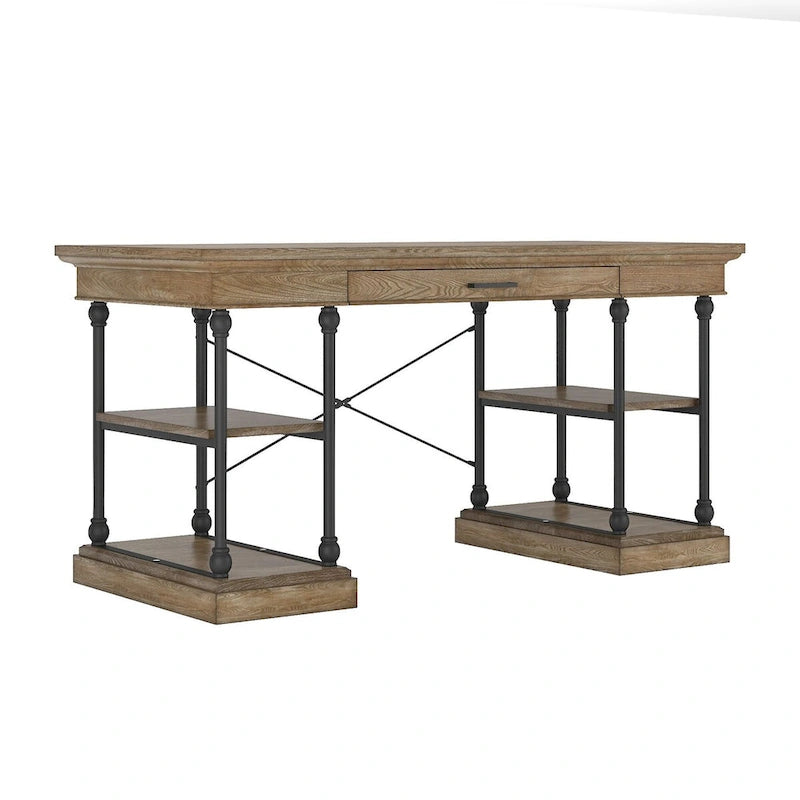 Barnstone Cornice 1-drawer Storage Writing Desk by iNSPIRE Q Artisan