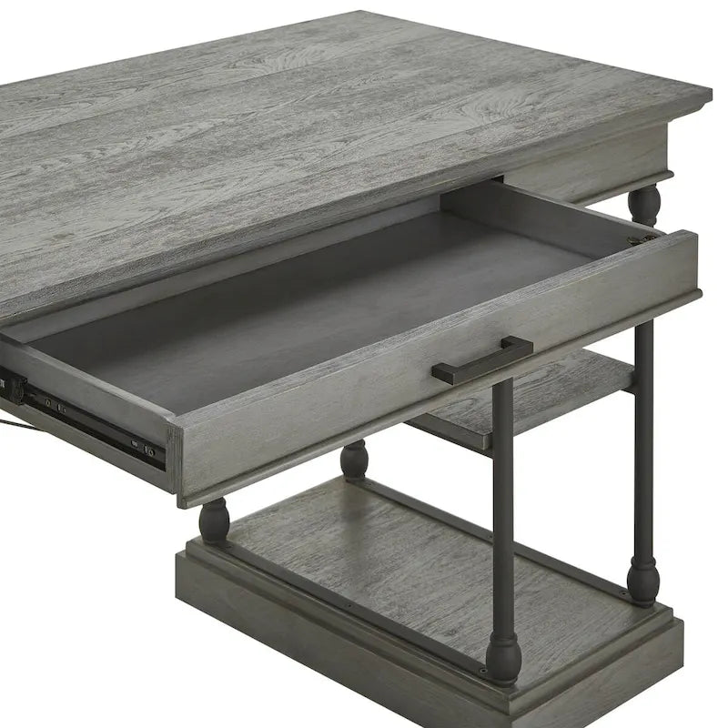 Barnstone Cornice 1-drawer Storage Writing Desk by iNSPIRE Q Artisan