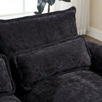 U-shaped reversible chenille comfortable fabric combination sofa