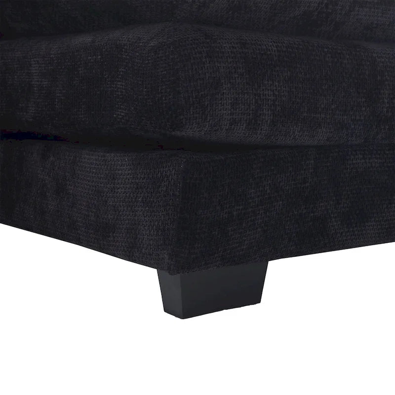 U-shaped reversible chenille comfortable fabric combination sofa